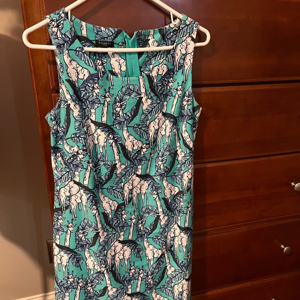 Talbots giraffe dress